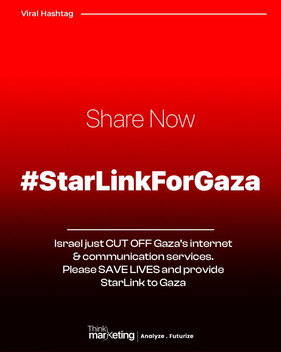 Bombing Gaza is being carried out from the air, sea, and land.

WE SUPPORT #StarLinkForGaza — <a href="/elonmusk/">Elon Musk</a> do you?