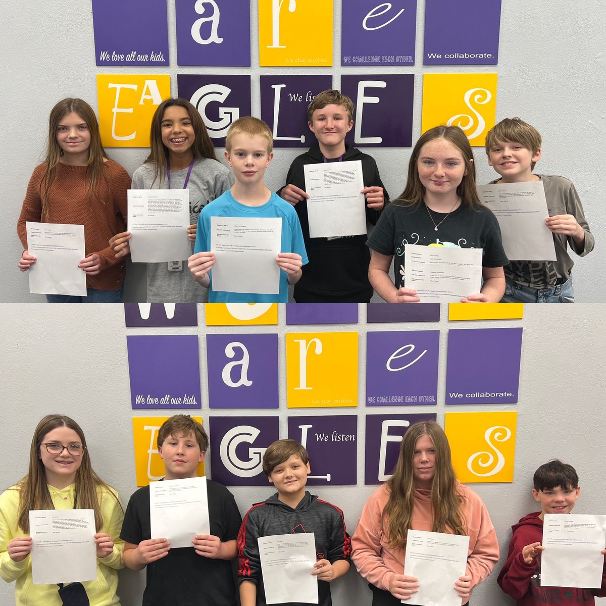 Wilbur_TrimpeMS's tweet photo. Positive referrals are always a fun way to end a Friday and the first week of Quarter 2! Keep up the great work TMS students and staff! ๐ฆ
๐๐#EaglesRISE #ThisIsTMS https://t.co/bpLRdK9mjz