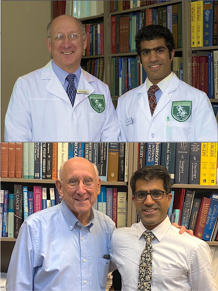 @theNCI @NCI_CCR_SB @POTUS Amazing contributions and career, and still pushing the field forward! His mentorship is invaluable. Congratulations! We just recreated this snap 20 years apart to celebrate @NCI_SurgOncFel