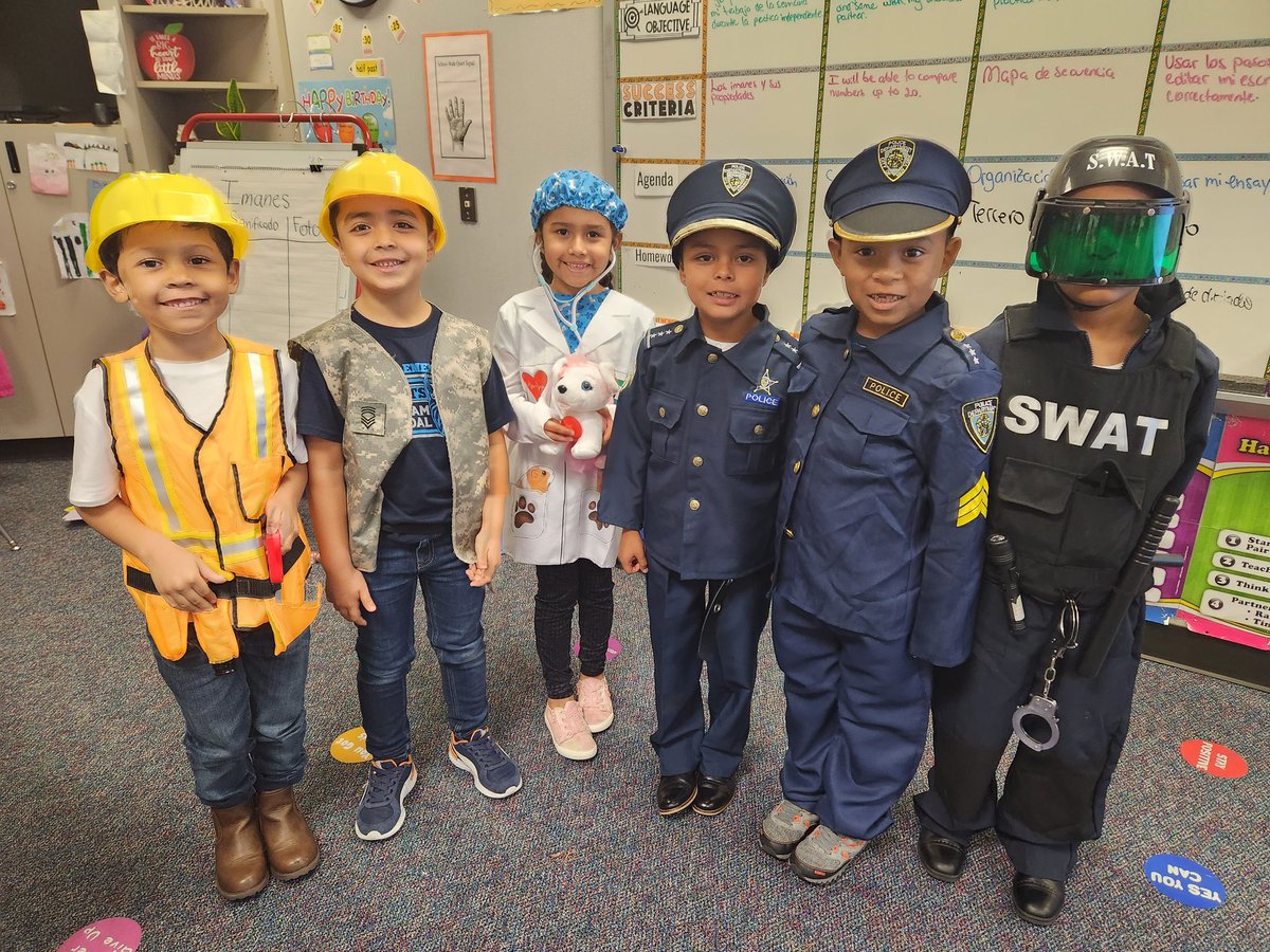 Last day of #RedRibbonWeek...check out these future Supreme Court Justice,  Doctors, Teachers, Vet & Police Officers.