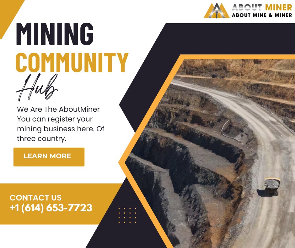AboutMiner's tweet photo. "📷 Want to shine brighter in the mining sector? List your business with us and dig deeper into opportunities! #miningdirectory #miningbusiness #minelistings #MiningNetwork https://t.co/mQWzKKfm98