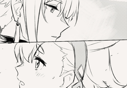 先に描いた、4ス+シャの漫画
https://t.co/TSe92Z4WGu 
最後の2ページのセリフとか、修正しました...'◡` 