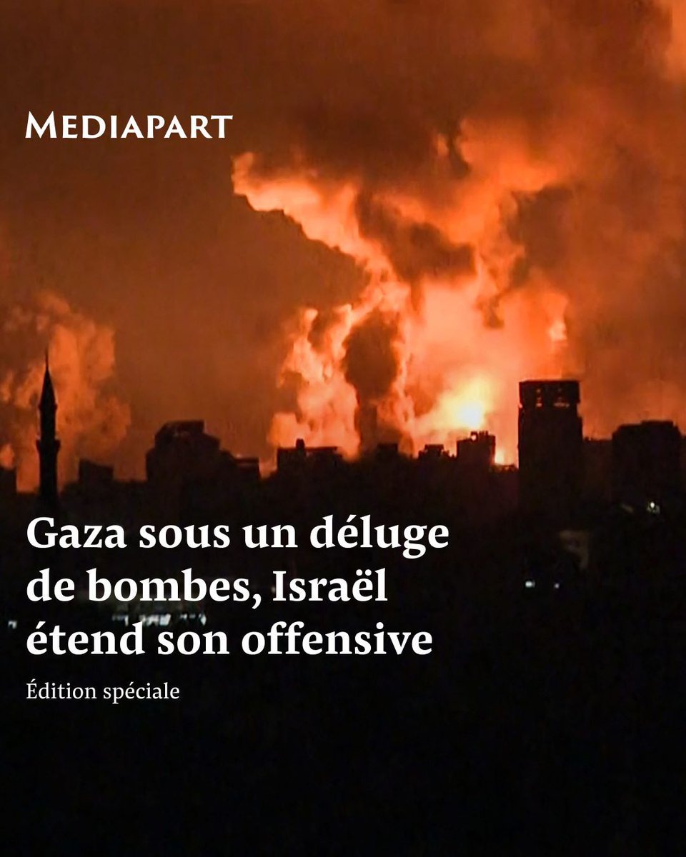 📰 ÉDITION SPÉCIALE

• Deux millions de Palestiniens coupés du monde
• À Gaza, les journalistes palestiniens en première ligne
• Dans les camps de Jénine et Naplouse, « la guerre est déjà là »

👉 mdpt.fr/49dQT6u