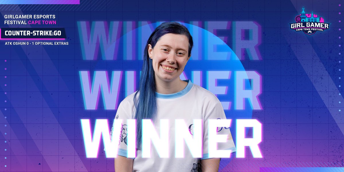 girlgamer's tweet photo. The upset is complete! π
#optionalextras take the win against the reining champions @ATKesportsGG and they are the first finalist of the GIRLGAMER Cape Town Festival!
#girlgamer #girlgamercapetown #girlgamerglobal https://t.co/esKg1cM4dv