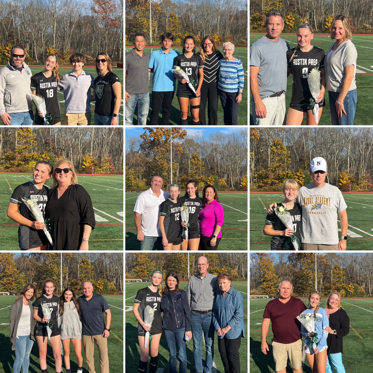 Thanks to our senior members of @AustinPrepGSoc for all their hard work and commitment to @austinprep! A special SO to their families for the love and support over the years. #Unitas #WinningCulture