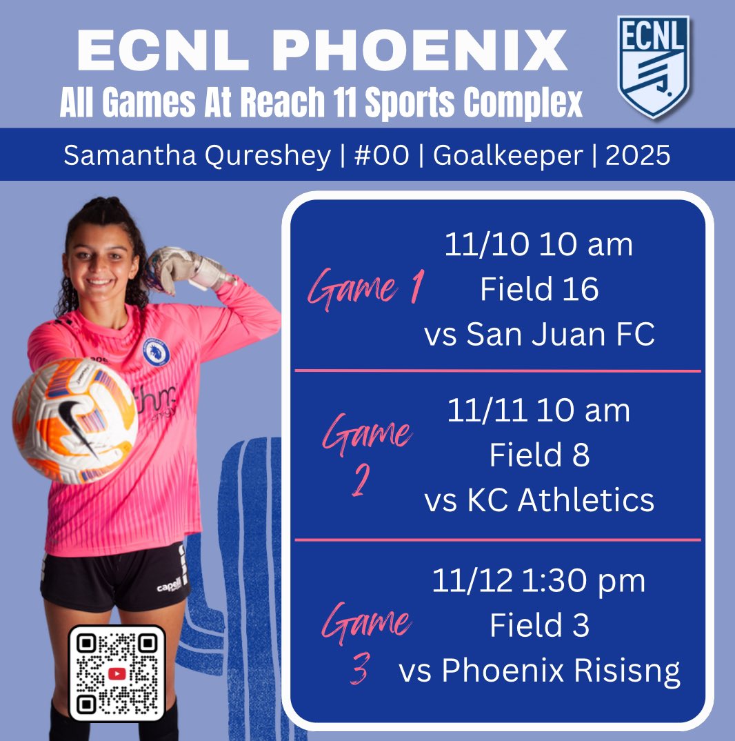 Officially 2 weeks away from ECNL PHOENIX!