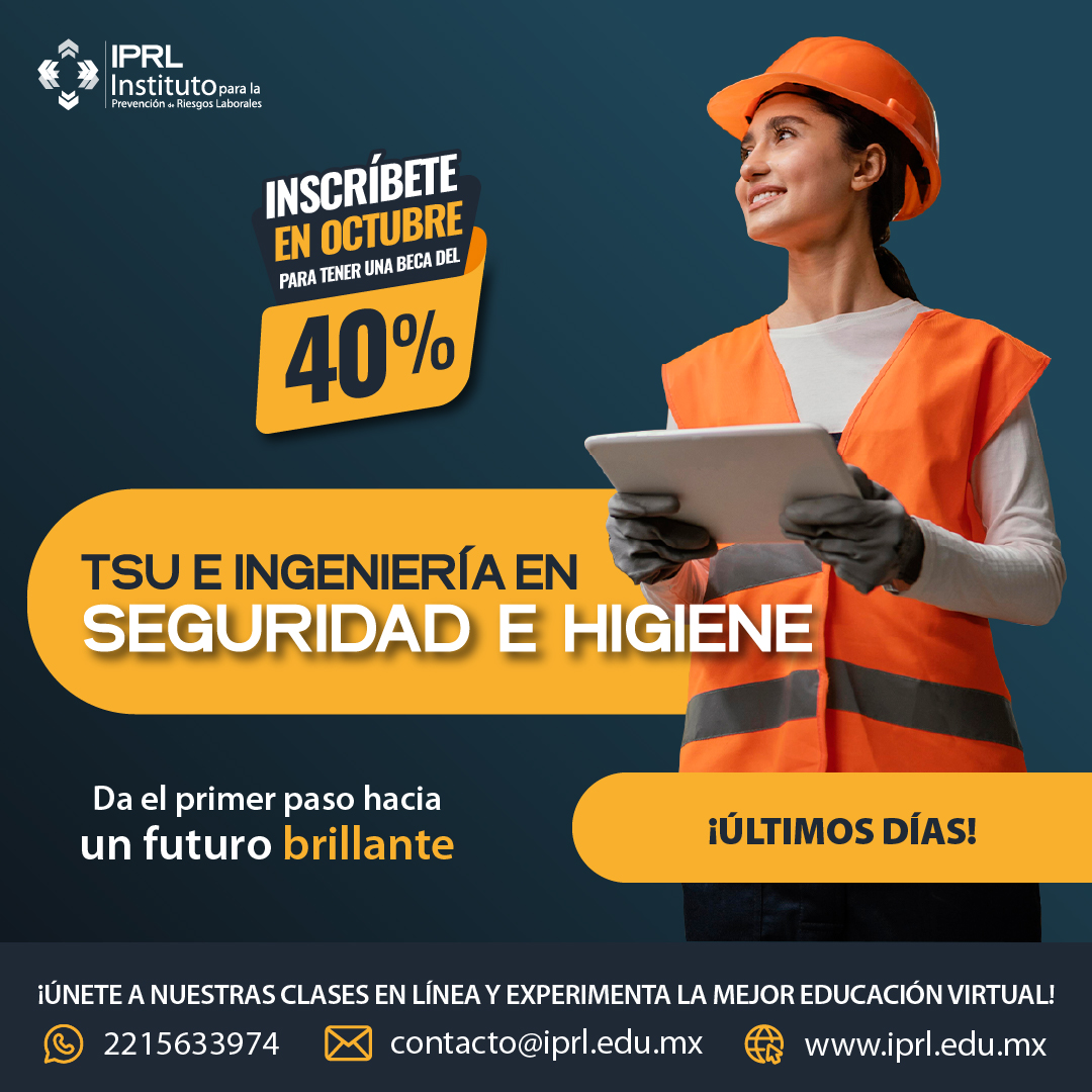 IPRL_PUEBLA's tweet photo. Construye tu futuro con nuestra ingeniería en seguridad e higiene y aprovecha las becas y descuentos que tenemos para ti 👷‍♀️📈
✅ Reconocimiento de validez oficial SEP
#seguridadehigiene #Maestría #Inscripciones #IPRL #Becas #ingieneria https://t.co/pp5R3TD1Ka