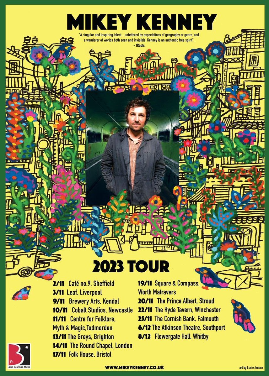MeltingVinyl's tweet photo. 'A brilliant Liverpool-style fiddler with a high lonesome voice' ~ @Mikeykenney + special guest @KieranDacey play @TheGreysPub on Monday 13th November.  
Tickets and more info: https://t.co/9O2ymnWijR 
.
#folkmusic #bluesfolk #folkmusicians #brighton #ontour https://t.co/pXyVt9vdxj
