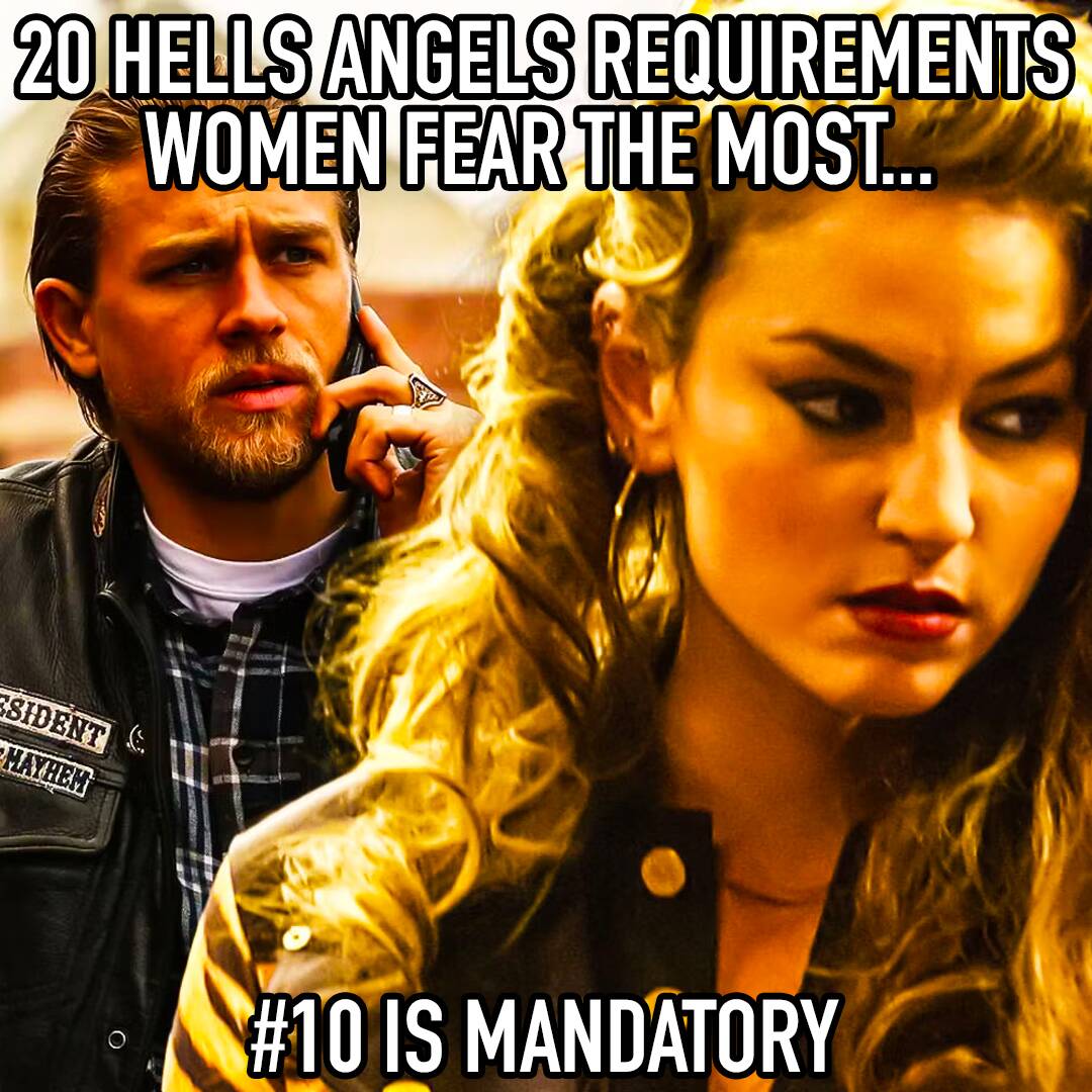 Bleacher__break's tweet photo. The Hells Angels is by far the most known and biggest biker club in America, but it isn't at all easy to get into. Read on to see what the requirements are to become a member. 🏍