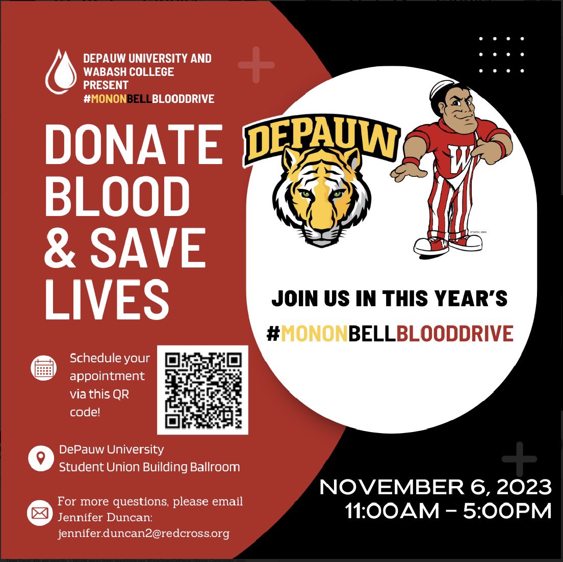 Let’s “Give to Give!” #OneTeamDePauw #TeamDePauw <a href="/DePauwAthletics/">DePauw Tigers</a>