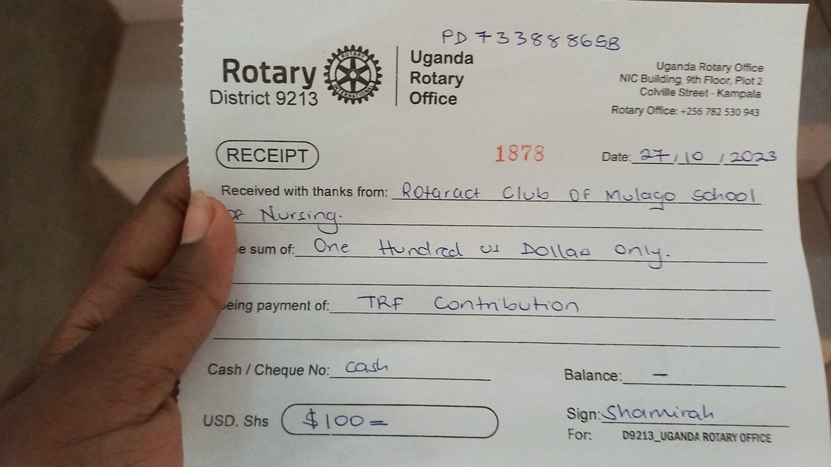 Multivitamins18's tweet image. And yes, we are also grateful for contributing to The Rotary Foundation. This would not be possible  without Mother Club's @kampalaDaybreak support for us.

Forever grateful 

#creatinghopeintheworld