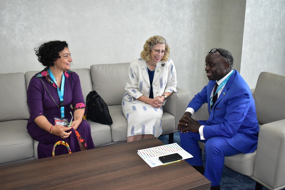 Heureux d'accueillir et discuter avec Inger Andersen, USG, Directrice Executive de <a href="/UNEP/">UN Environment Programme</a>, venue representer SG <a href="/antonioguterres/">António Guterres</a>  au <a href="/summitof3basins/">Summit of the Three Basins</a>