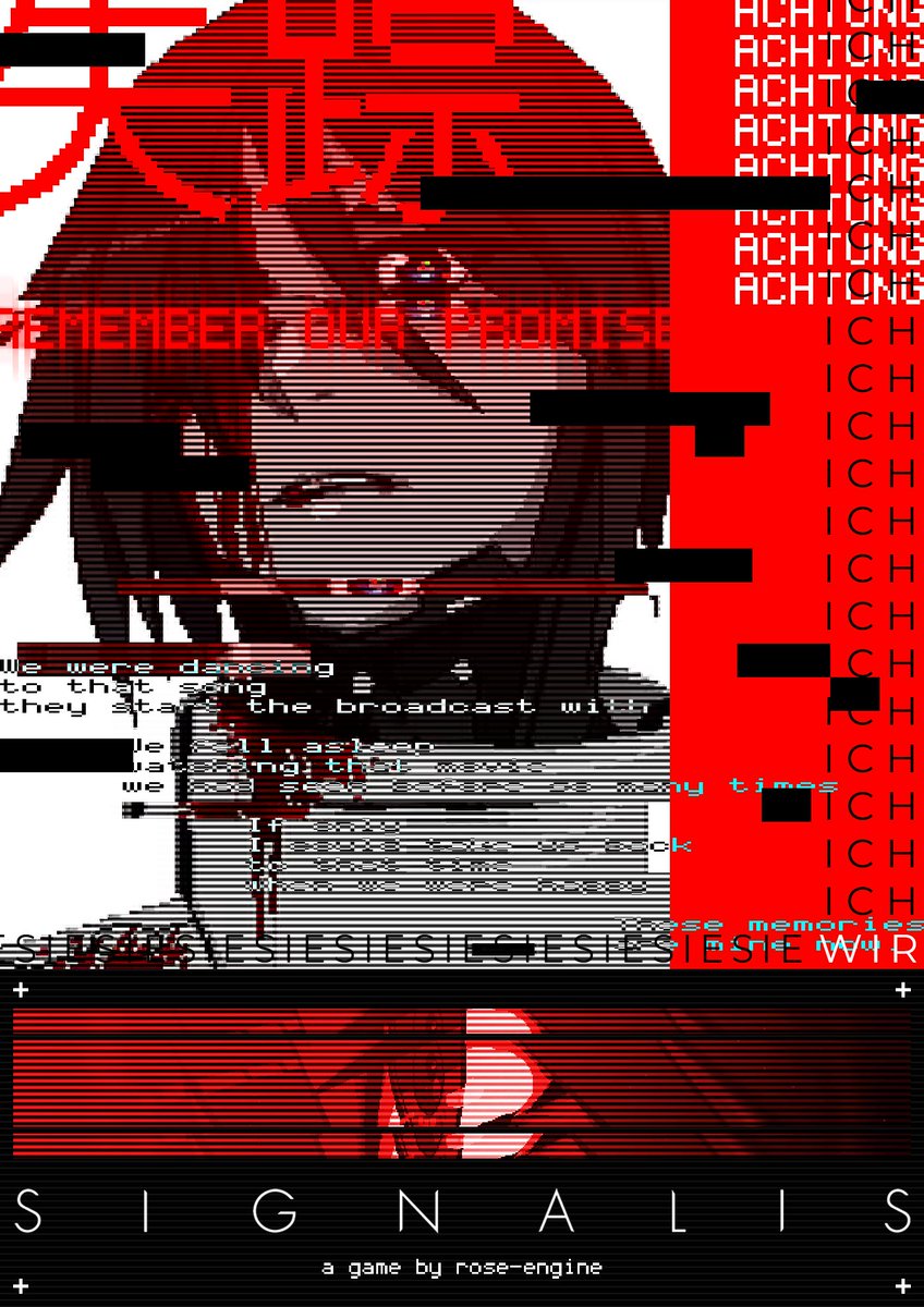 "Remember our promise"

Poster fanart for #SIGNALIS celebrating it's one year anniversary, definitely one of the best artistic experiences of my life.