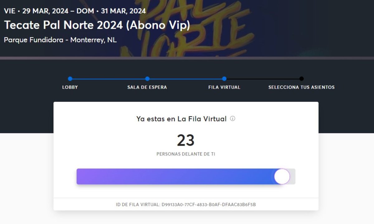 DiegowArmando's tweet photo. Ya llego esa bonita época del año donde le mentamos la madre a @TecatePalNorte por su pésima gestión de venta de boletos. ¿Cómo pude ser el número 23 en la fila virtual y que no alcanzara boleto? https://t.co/KMcbmO045L