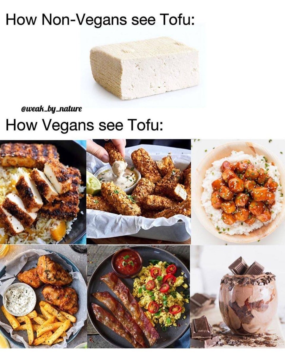 ❤️ TOFU

📷 Spotted on IG - vegan.meme via weak_by_nature

#vegan #veganism #plantbased #veganfoodshare #whatveganseat #veganfoodie #tofu #veganfood #veganhumour