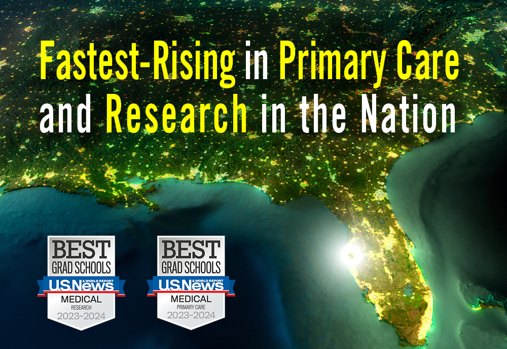 Lockwood_MD's tweet photo. Welcome home to @USFHealthmed alumni! As #MCOM Alumni Weekend gets underway, we hope you enjoy learning more about our latest news – including that we are now the #fastestrising U.S. medical school in both research and primary care, according to @USNews: https://t.co/SXn9ZLelIq https://t.co/aMyk4vYRmP
