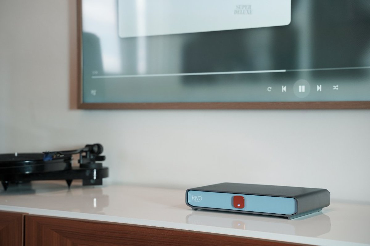 volumio's tweet photo. With a robust quad-core Amlogic S905D3 processor running at 1.9 GHz, 2GB of DDR4 memory, 16GB of internal storage.  Rivo is designed to deliver seamless performance. Pair with the latest Volumio AI release for an unmatched audio experience! Available at: https://t.co/T6B4HsgwYx https://t.co/eJsrCUjpXu