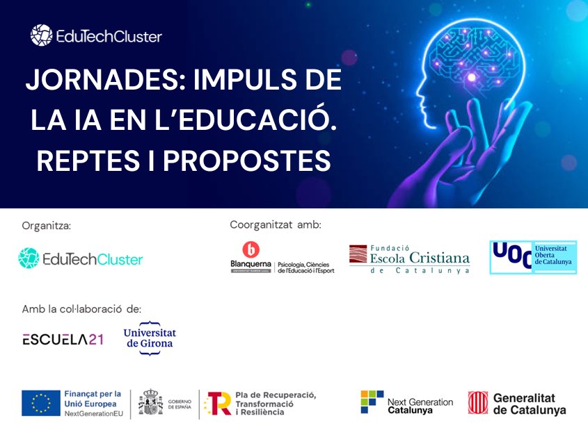 colemontse's tweet photo. Hoy hemos podido aprender, debatir y reflexionar sobre la IA en educación, en la Jornada Impulso @EdutechCluster!
¡Nos mueven las fuerzas de cambio! https://t.co/xXZ1nOmmPj