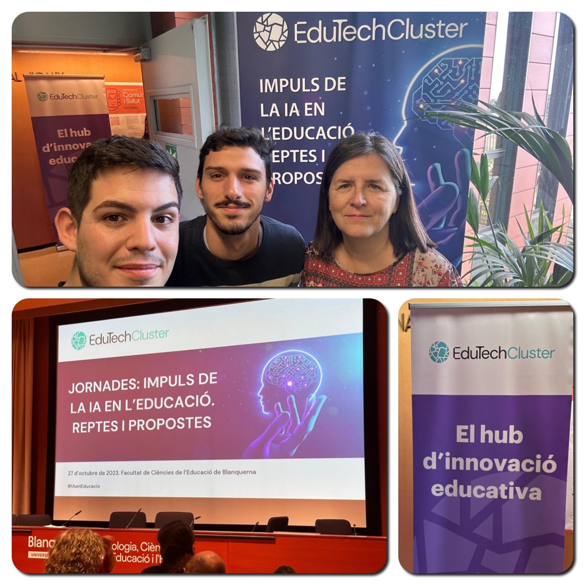 colemontse's tweet photo. Hoy hemos podido aprender, debatir y reflexionar sobre la IA en educación, en la Jornada Impulso @EdutechCluster!
¡Nos mueven las fuerzas de cambio! https://t.co/xXZ1nOmmPj