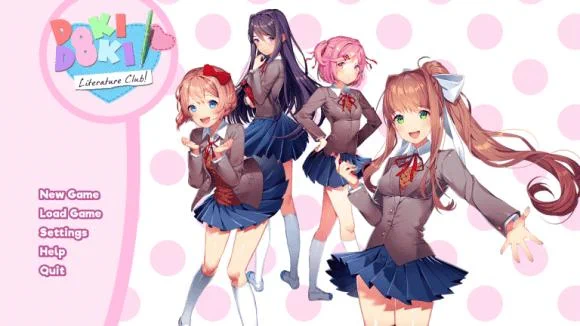  hooo boy. okay. this one's a doozy. but what better time?  welcome to Doki Doki Literature Club! the most normal visual novel!! its been a long time coming, but i think its about high time i check this one out. itll be my 1st time, so...  let's play it! 7 PM EST!! YIPPIE