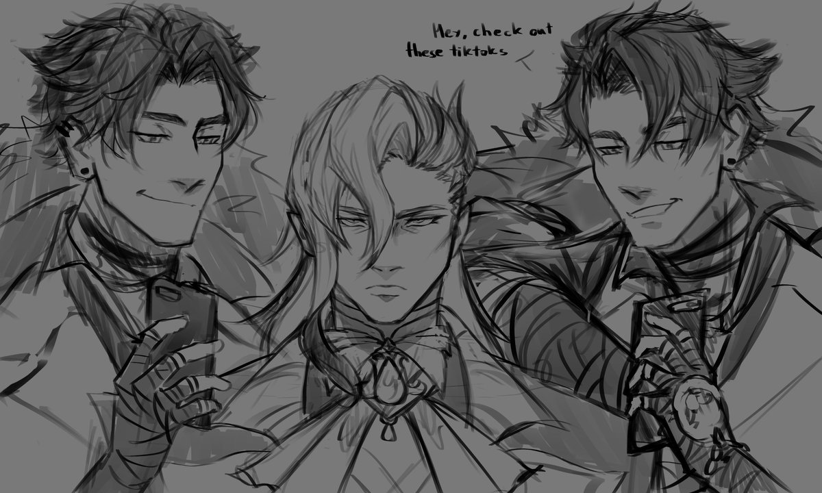 i'm a neuvi main and my bf and my roommate are both wrio mains and this whole situation feels like this

i swear to god i've seen so many tiktoks with wriothesley because of them this is so funny

#GenshinImpact #Neuvillette #Wriothesley #Neuvithesley