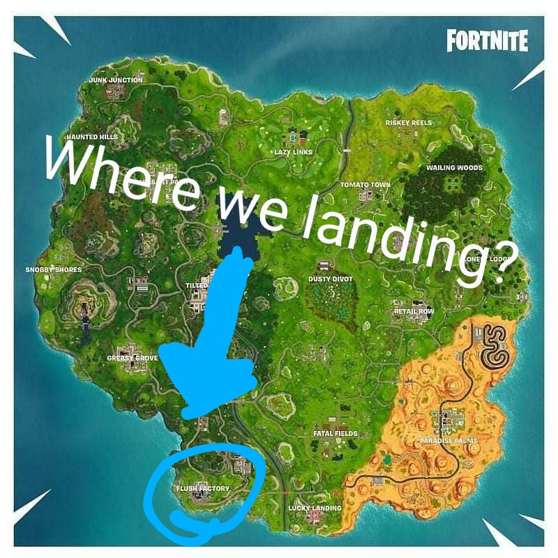 ItsMrAkira's tweet photo. OGs know this spot! #FortniteOG #Fortnite #flushfactory https://t.co/DTTbk8zEpi