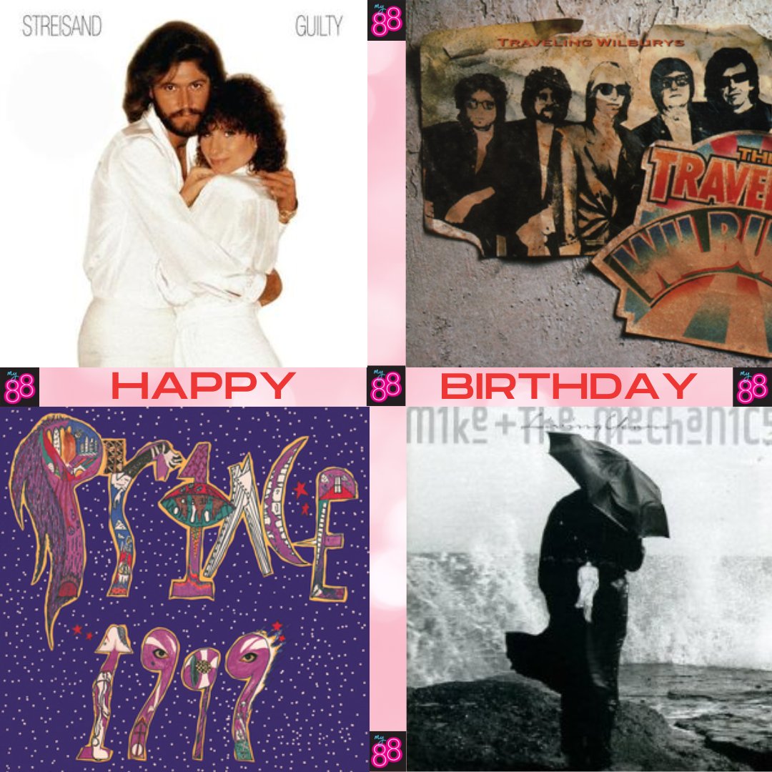 These great albums celebrated anniversaries this week, which was your favourite:
Guilty #BarbraStreisand
Volume One #TravelingWilburys
1999 #Prince
Living Years #MikeAndTheMechanics