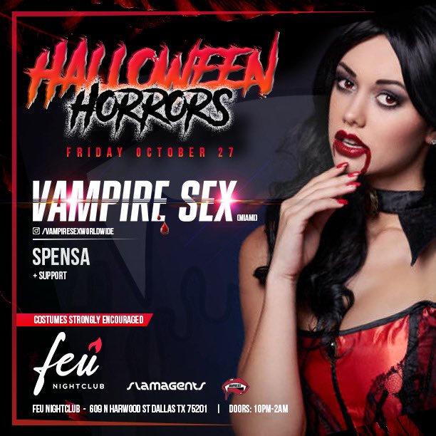 Tonight in Dallas <a href="/VampireSexWorld/">Vampire Sex</a>
