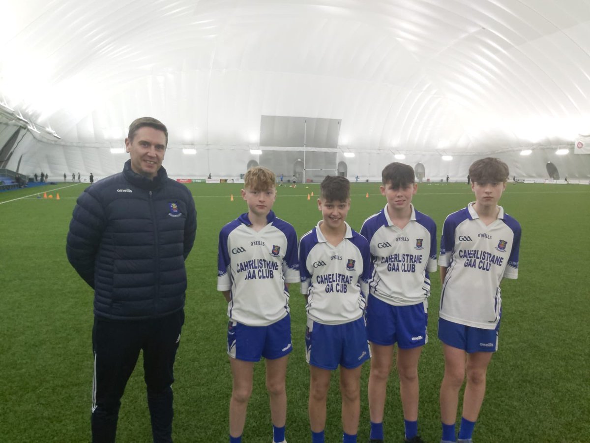 CoachingGalway's tweet photo. Well done to @_Caherlistrane_ u13’s who were crowned overall winners of the @ConnachtGAA skills competition tonight 👏👏👏 https://t.co/aqC5AVSD00