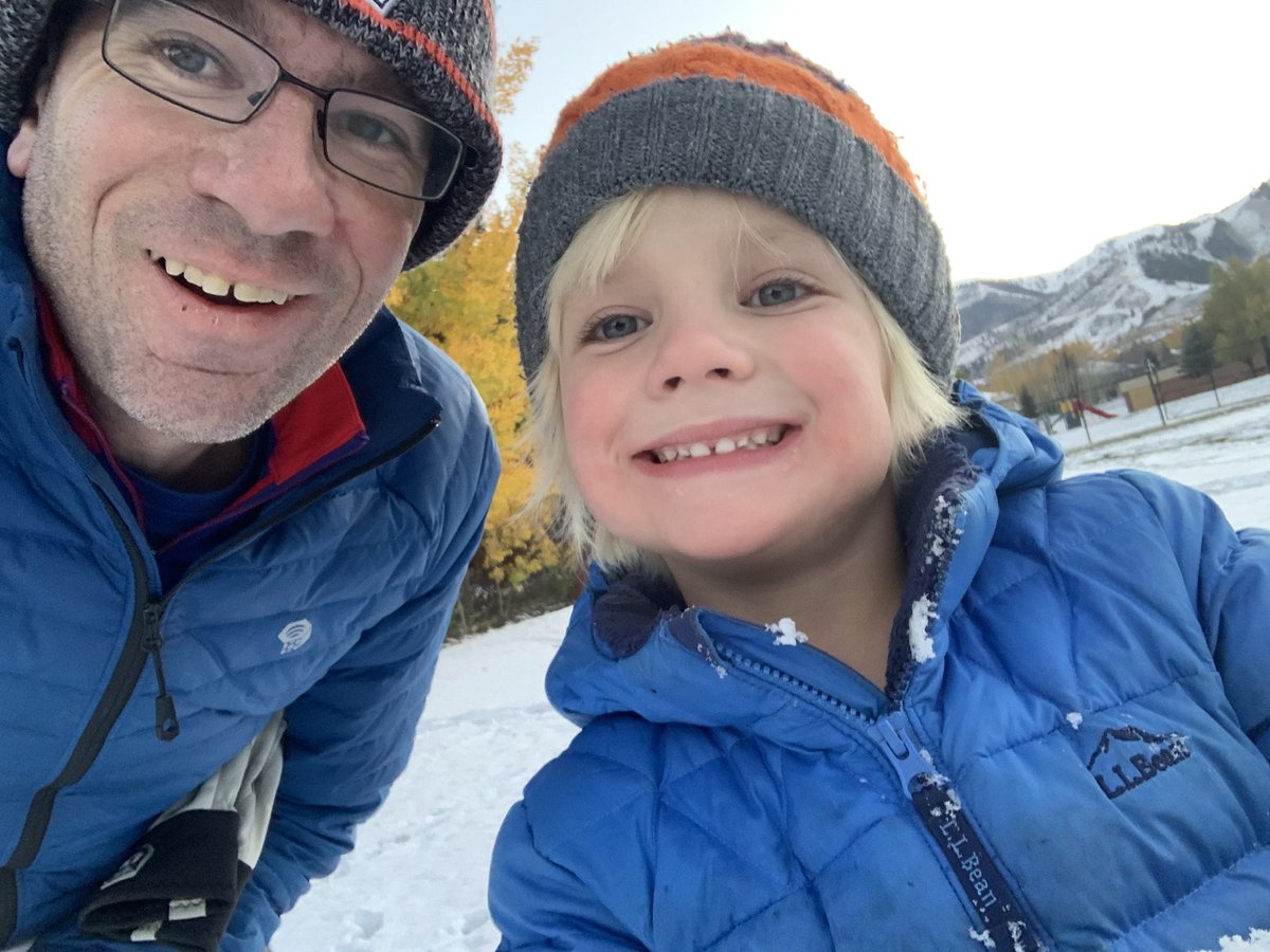 Day 1 on snow yesterday with my guy ❤️ #xcskiing #fathersontime #utah