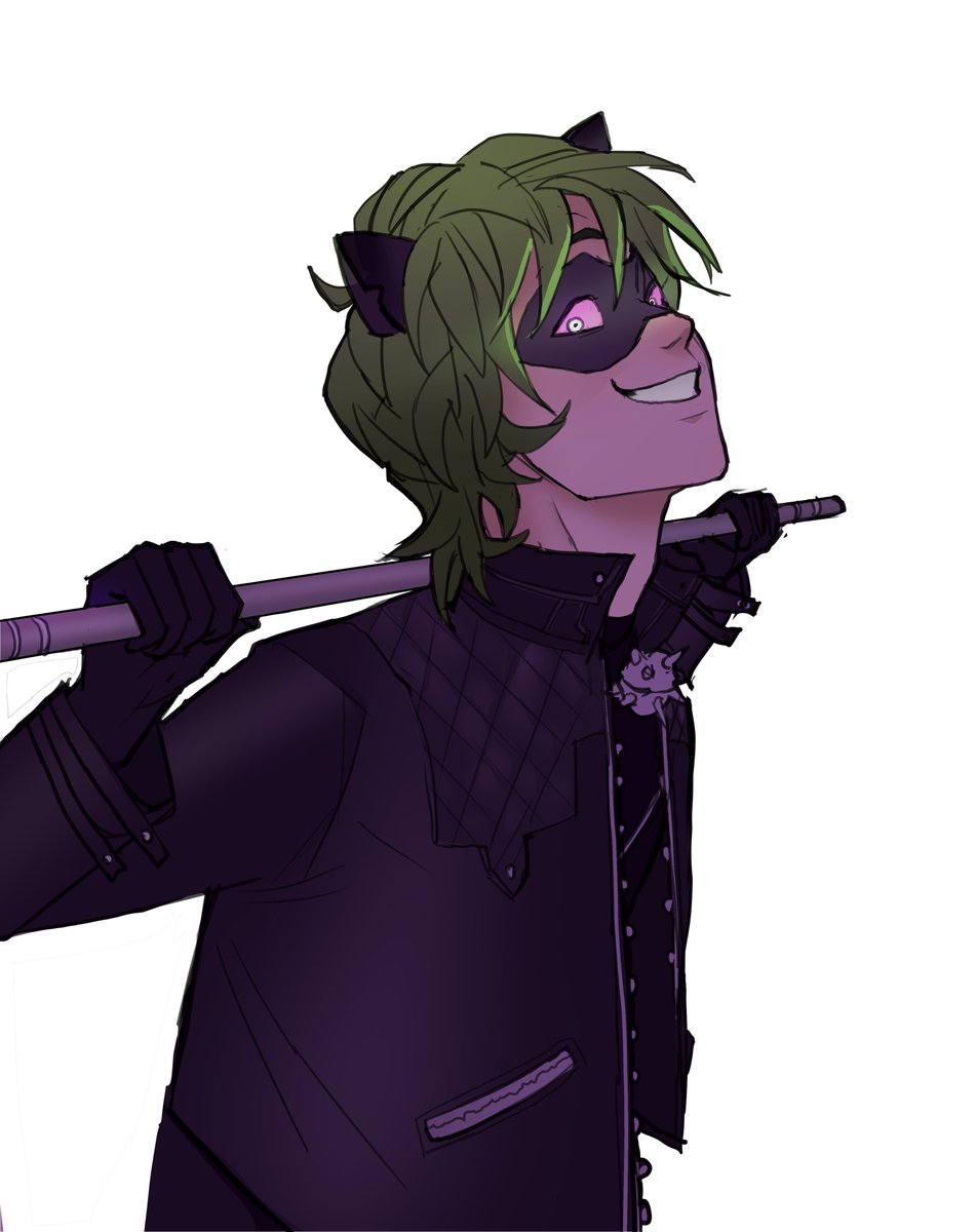 crazy smile #clawnoir #shadybugandclawnoir