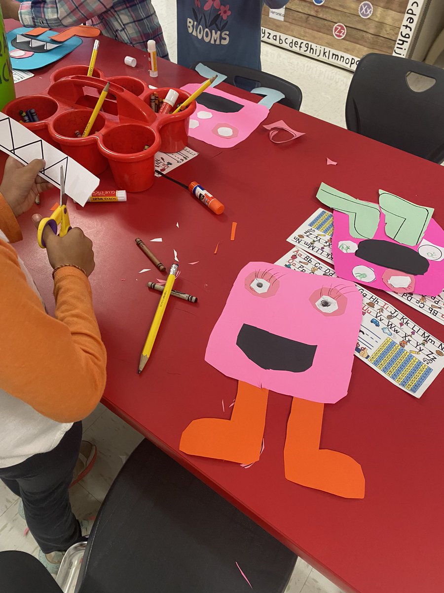 MrsWood__'s tweet photo. Creating our own monsters after reading How to Catch a Monster 📚 and learning about the letter m this week 💭 #FineMotorFriday https://t.co/q2FwdgN4NZ