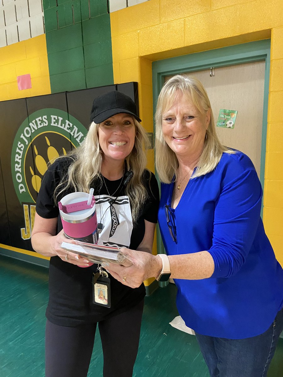 We want to give the  biggest thank you to the National Breast Cancer Foundation for the Breast Cancer Awareness kits for all the staff at Jones Elem.