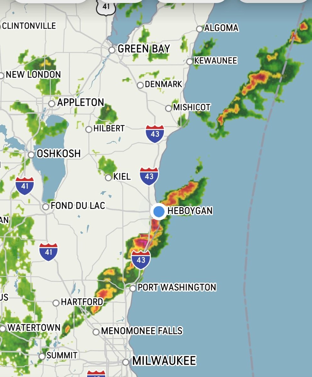 Leading edge of the cold front 🌬