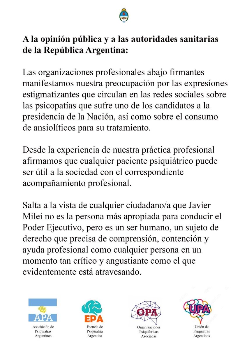 Firman el comunicado las onomatopeyas usadas por Elo Podcast