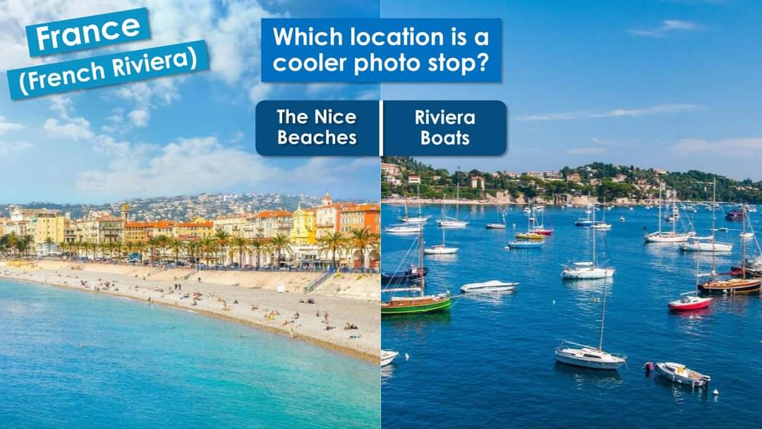 BowlinEnglish's tweet photo. Which water makes your mouth water most?  😻  

Let's explore the French Riviera together!  Come hear all of the details on Thursday, Nov. 2nd at 7pm; reserve your spot here:  https://t.co/DhVjQP7rFC https://t.co/lktUR6bkCI
