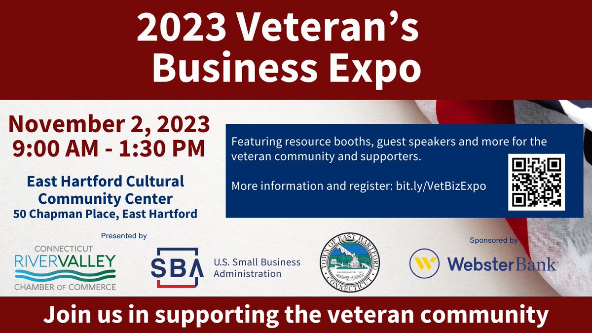 Watch for @Neesha0429 on @NBCConnecticut this morning at 9:15am talking about our upcoming Veterans Business Resource Expo!
#Veterans #BusinessResources