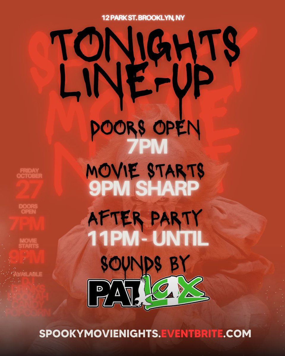 LLWT_'s tweet photo. Movie Night going down tonight! Make sure to cop your tickets! 🔥🍿🎬😈 

https://t.co/UPMiIFJUPh https://t.co/b9L2pMsZ0M