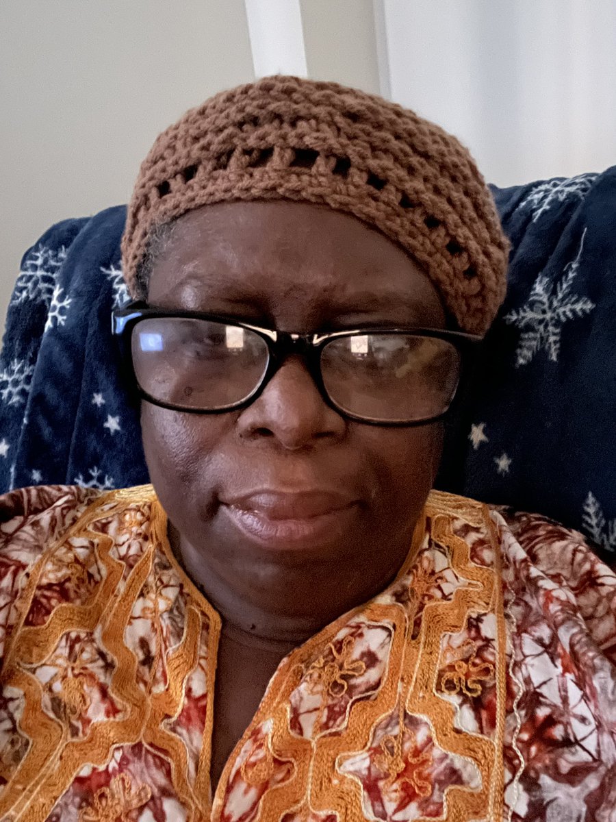 prettyjackie's tweet photo. I’m so proud of me ❤️ Goal completed learning how to crochet &amp; making this hat ❤️ https://t.co/MR0IeResx5