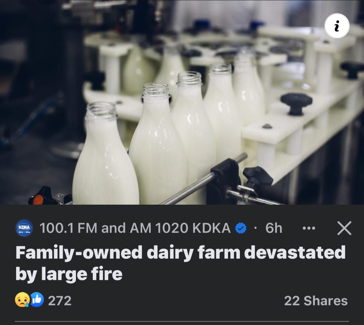 Yet another family Farm burned down by a fire. They sure are an awful lot of these. Any thoughts on this? Please let me know below. #Health #Health#rfkjr #Milk, #RawMilk #Organic #FamilyFarm #LocalFarm