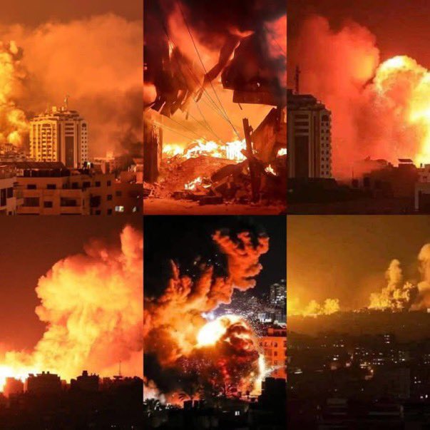 tetessii's tweet photo. Israel is committing genocide against Palestine. PLEASE LORD PROTECT THEM. They severed all telecommunications and internet access from Gaza. It's the most intense and heavy bombardment since the beginning of the aggression.

#starlinkforgaza https://t.co/DUZXHqYiNG