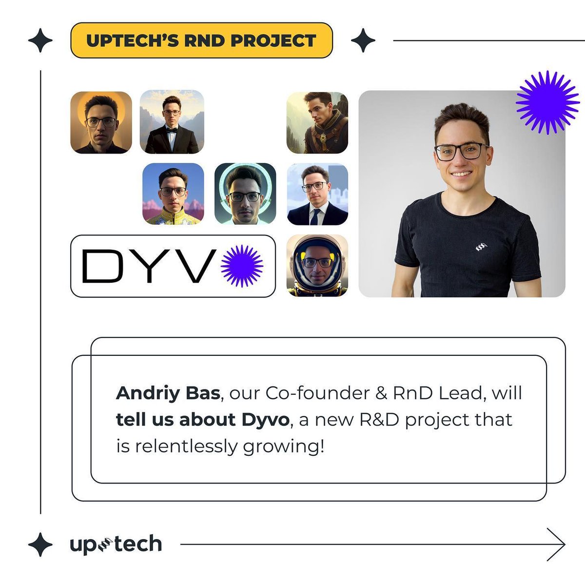 uptechteam's tweet photo. Ready to elevate your visual content with Dyvo for business? 😍

Today we want to tell you about one of Uptech’s products Dyvo for business. It is grist to the mill for e-commerce stores, helping them generate studio-quality photos in cost-effective ways. 

Check it out! https://t.co/p6kwmoCA07
