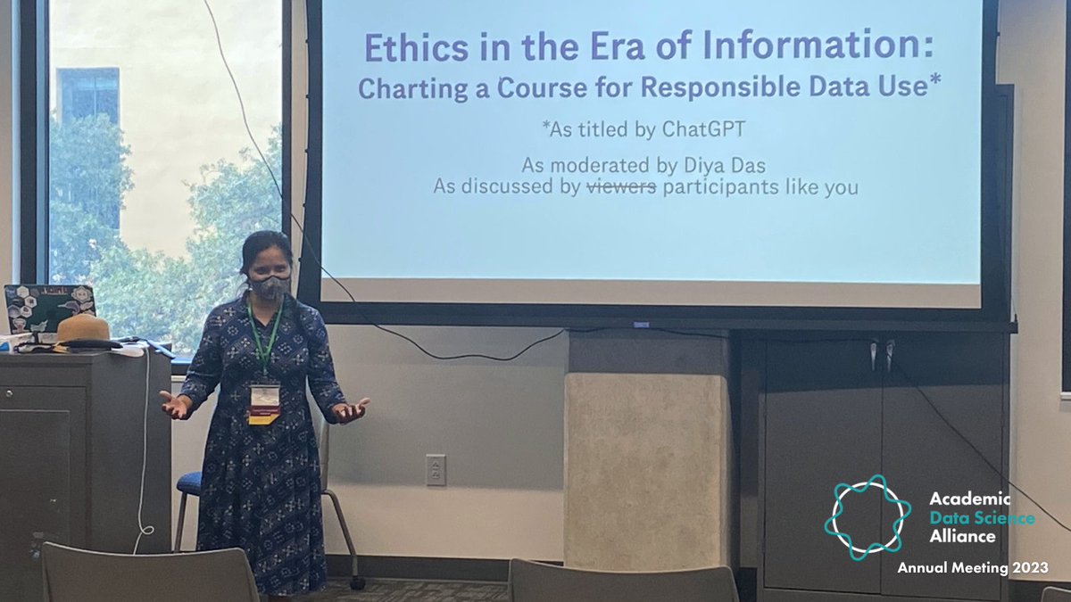 Data-intensive research has huge potential to improve societal health outcomes but use of others' data to advance research comes with ethical considerations. @dotdatdas discussed ethical & legal issues encountered in data science work and how they might be addressed.