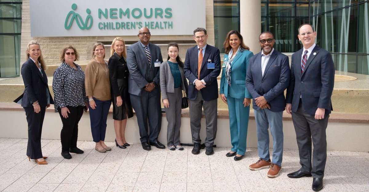 Nemours's tweet photo. Jon Blum of @CMSGov joined leaders at Nemours Children’s Hospital, Florida for a site visit &amp; discussion on bolstering the pediatric workforce. We were thrilled to share more on our workforce training programs &amp; initiatives to create the healthiest generations of children. https://t.co/gvurltYqgL
