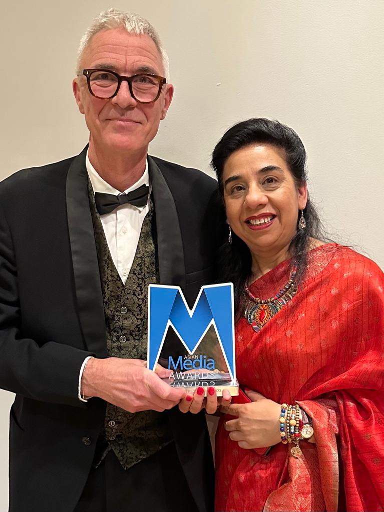 southasianartuk's tweet photo. Third time's a charm, and we couldn't be happier to have won 'Best Stage Production'   @asianmediaaward for #Orpheus Congratulations @Opera_North @jasdeepdegun https://t.co/tu68Yp0SU1