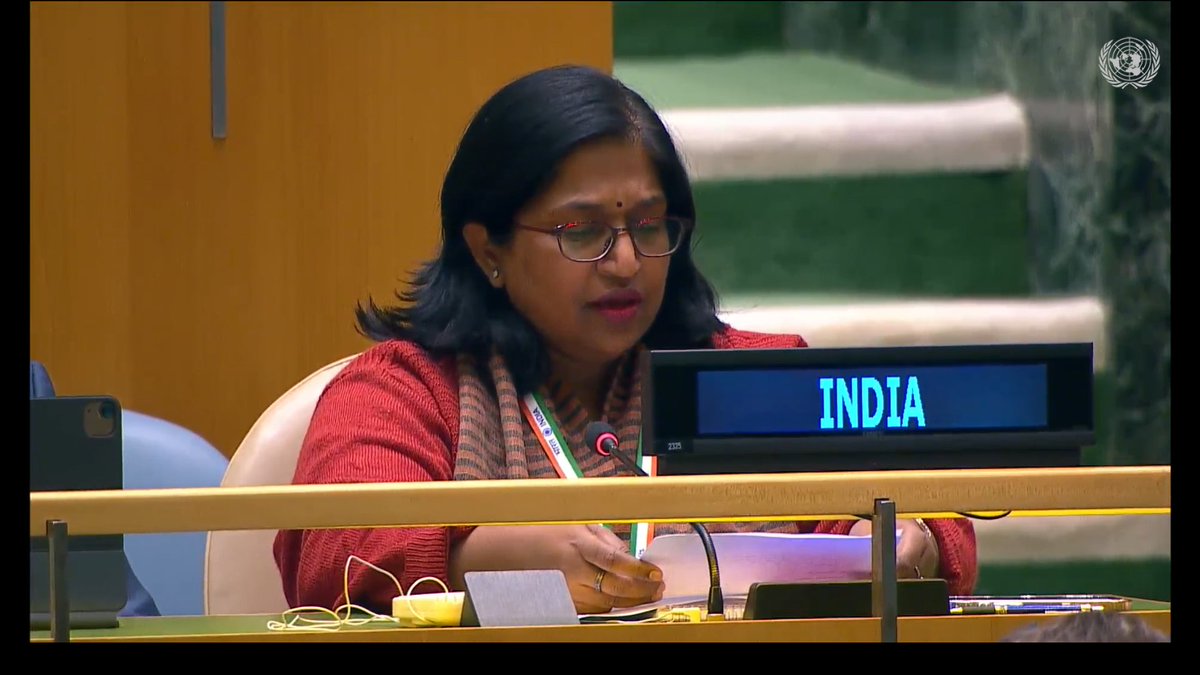 UN_News_Centre's tweet photo. UNGA Special Session “It is necessary for all parties to display the utmost responsibility…we hope that the deliberation of this assembly will send a clear message against terror and violence,” India Representative https://t.co/rfcDYNSIEd
