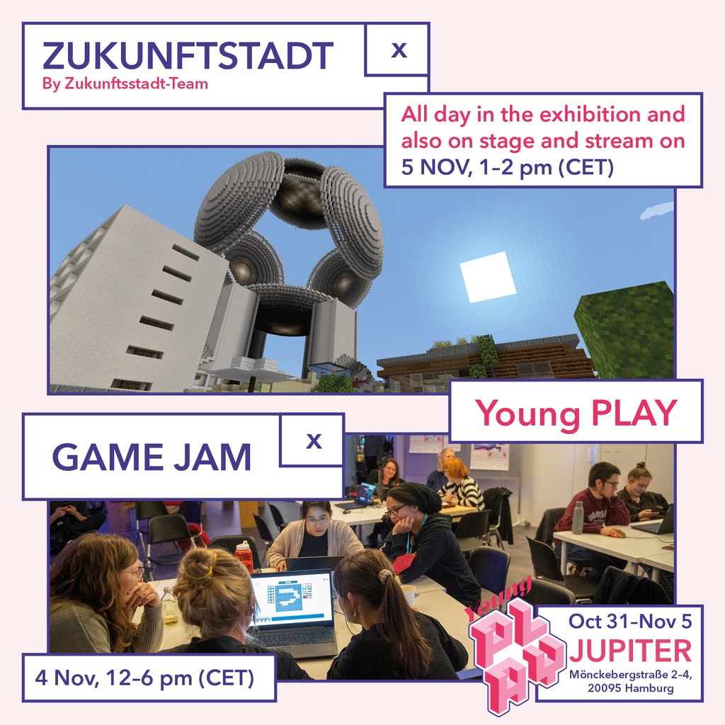 Our Young PLAY team has curated their own exhibition at #PLAY23 with selected entries, as well as their own work. Don't miss our GameJam on 4.11. at 12 noon. In just six hours you can build your own game, to be presented and tested the same day on the big PLAY23 stage!