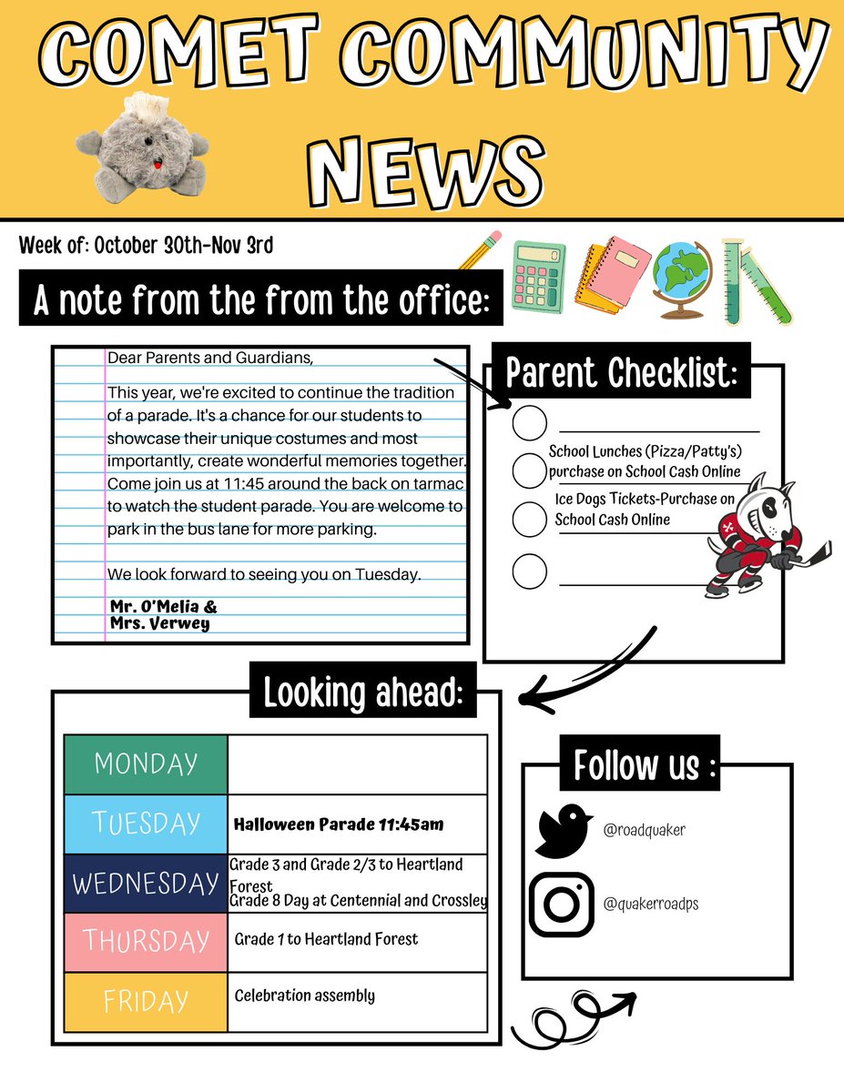 🌠📰 Exciting News Alert! 📰🌠

Get ready, everyone! Our latest edition of #CometCommunityNews is out today. 🗞️✨ Discover what is happening weekly from our incredible #CometCommunity.Don't miss out!  🚀💫 #StayInformed #CommunityUpdates #CometPride 📣📚👏
