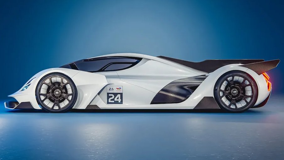 MissionH24, hydrogen-electric race car, 871 hp.