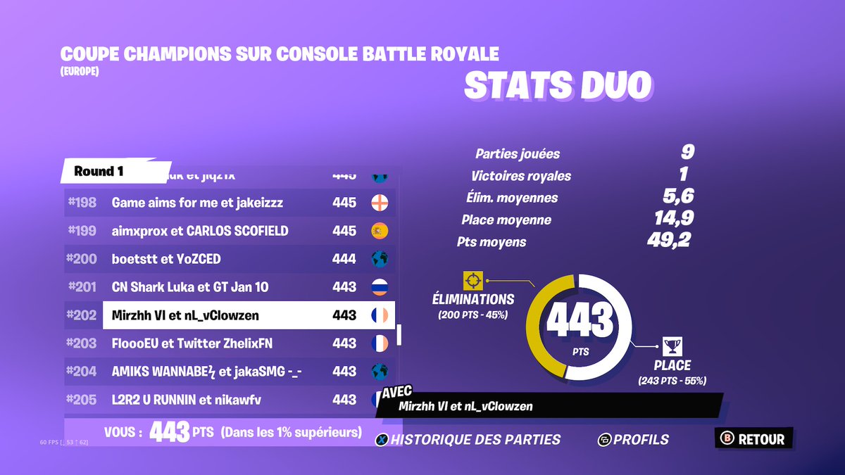 GG TOP 202 ROUND 1 / @13Clwzen